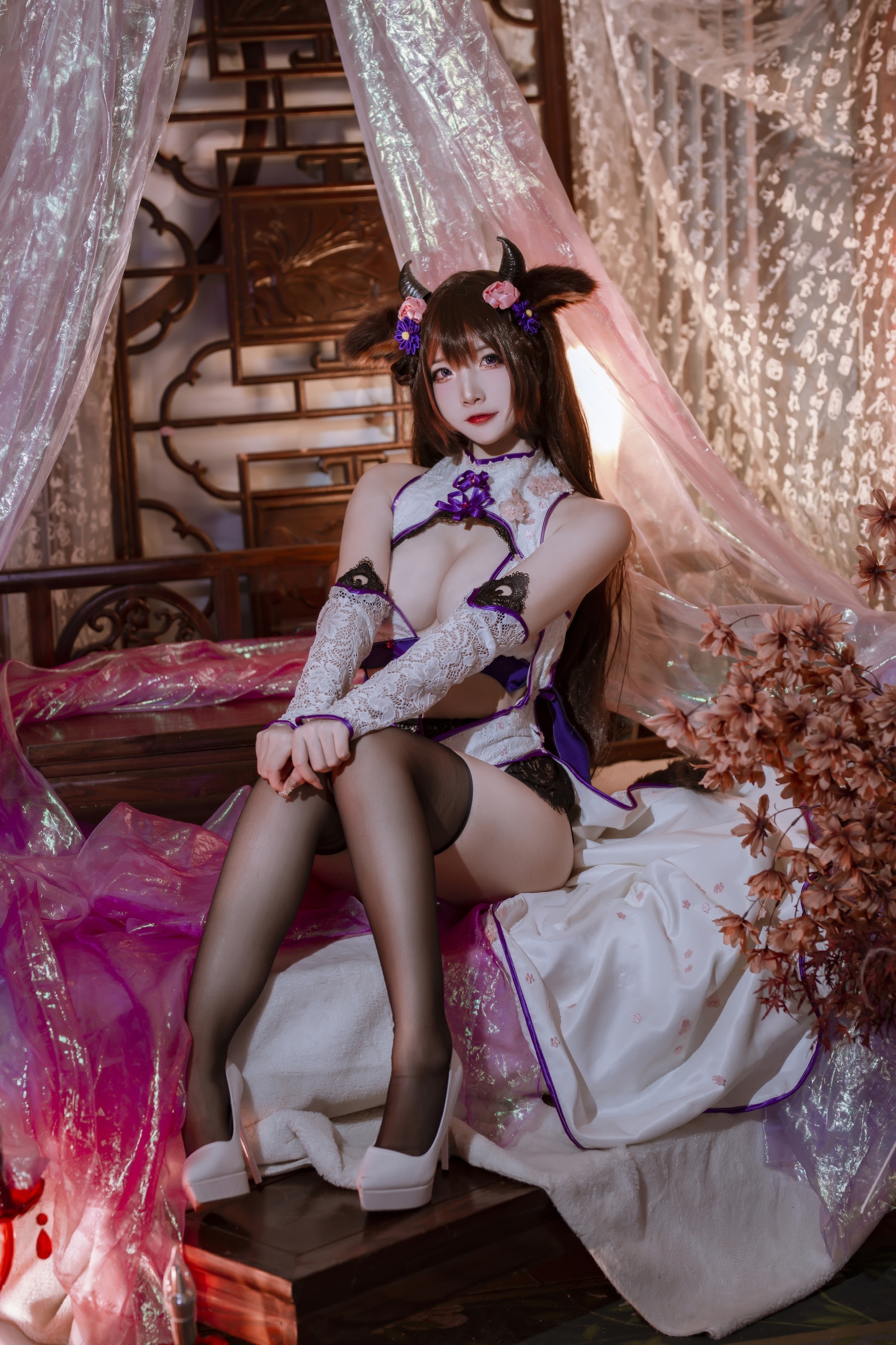 二佐Nisa - NO.152 碧蓝樫野旗袍[24P]-XikXak
